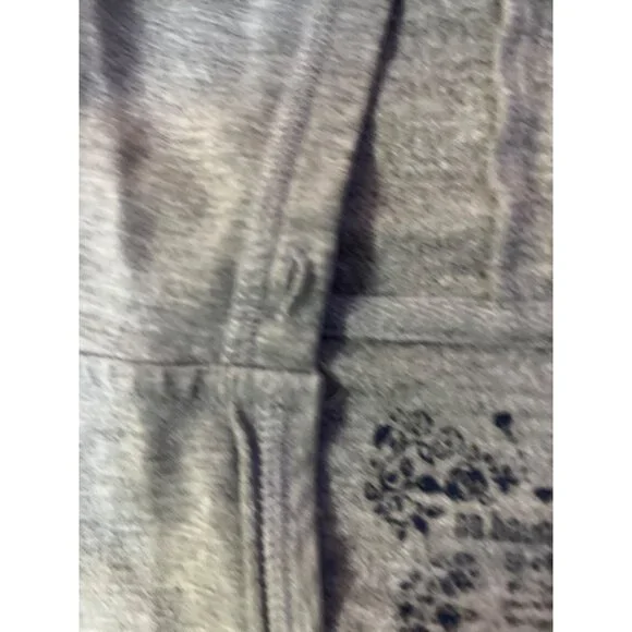 No Boundaries Cropped Sweatshirt Juniors S (3) Used Gray Blue Y2K - Picture 9 of 15